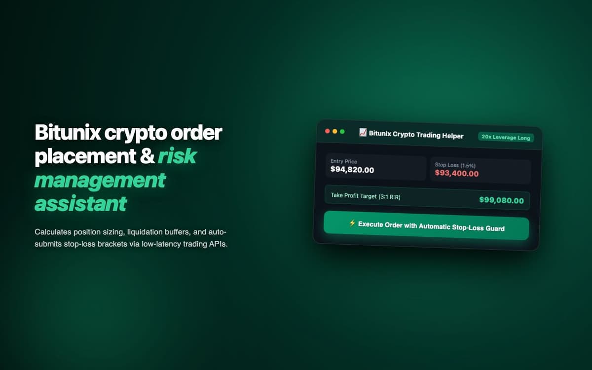 Bitunix Trading Helper — Crypto Exchange Automation & One-Click Trading Extension