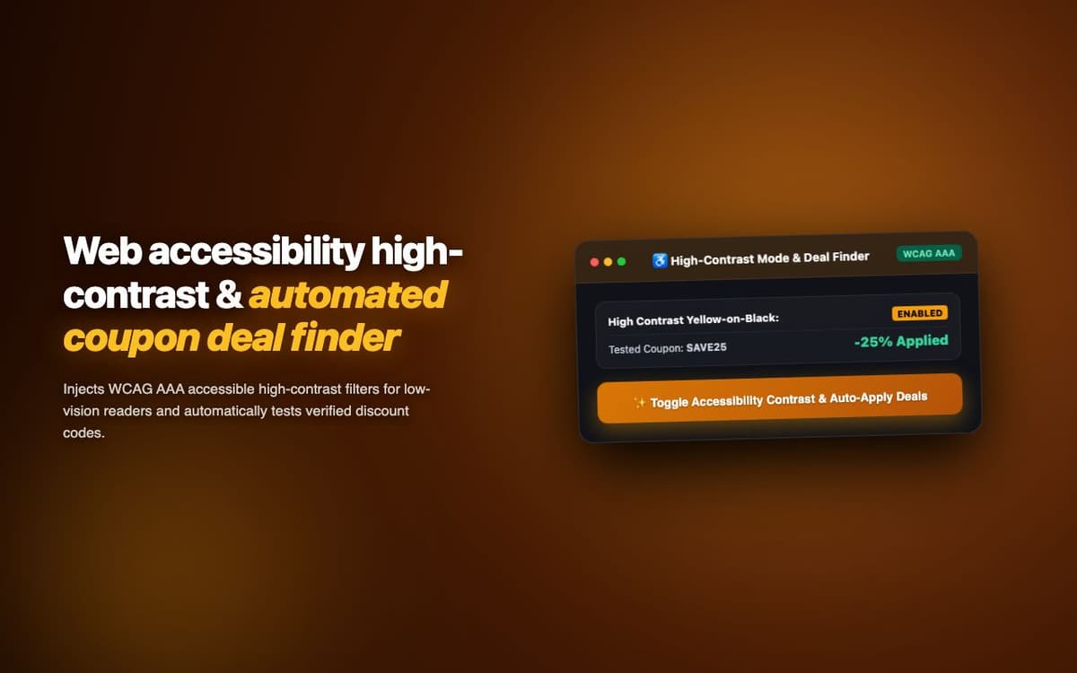 DealFinder Assistant — Automated Discount & Coupon Discovery Chrome Extension