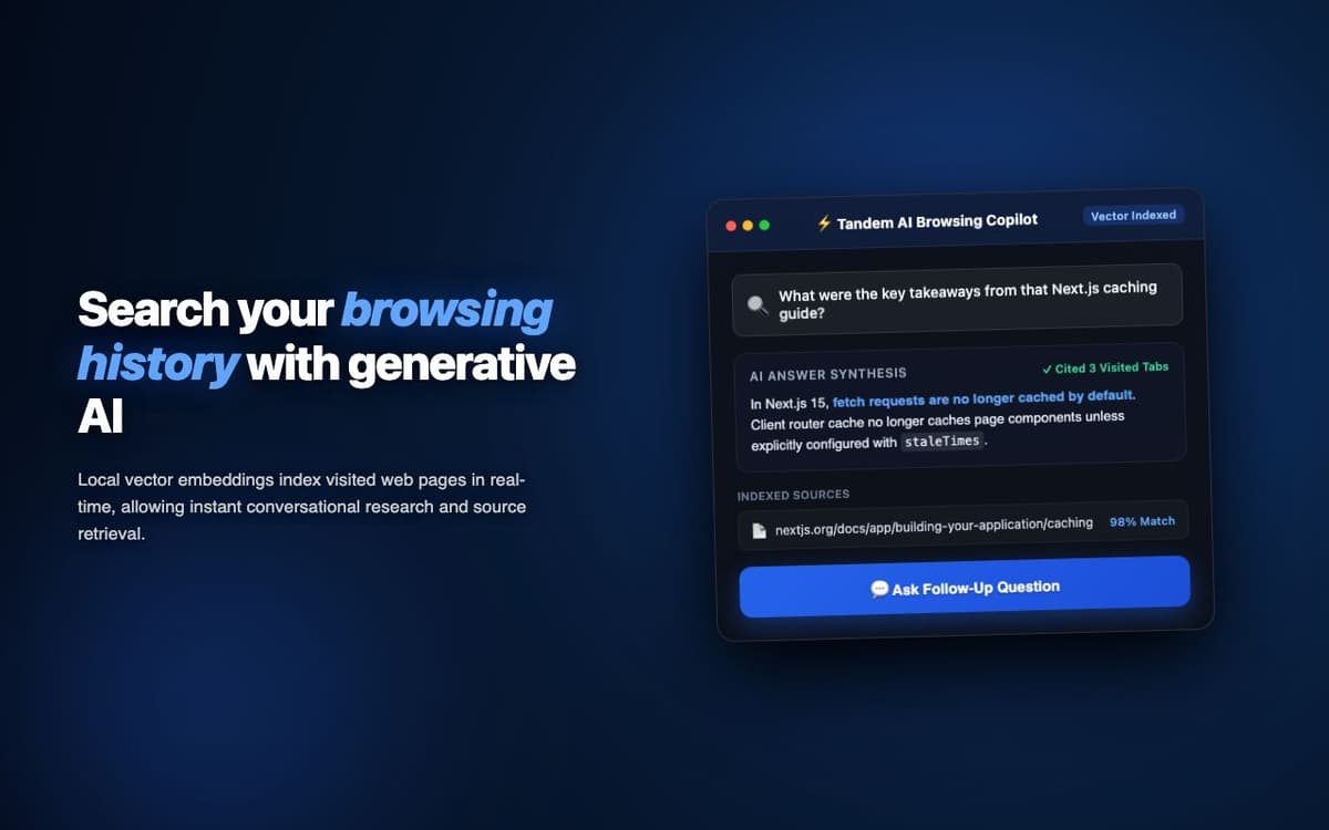 Tandem Extension — Real-Time Collaborative Browser Session Sharing Extension