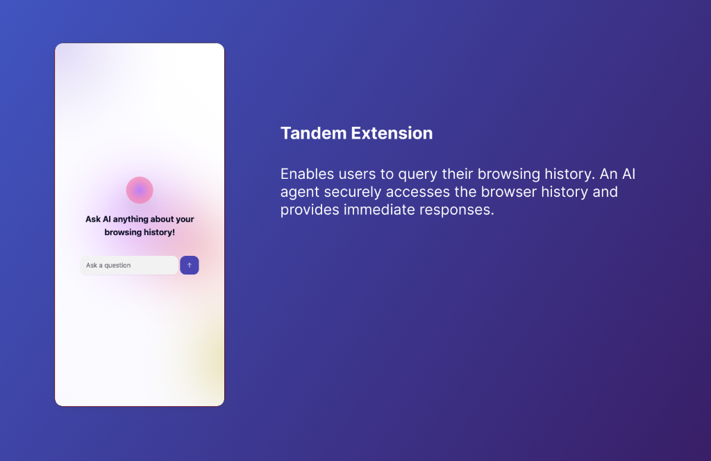 Tandem AI Extension — AI History Copilot Feature Overview